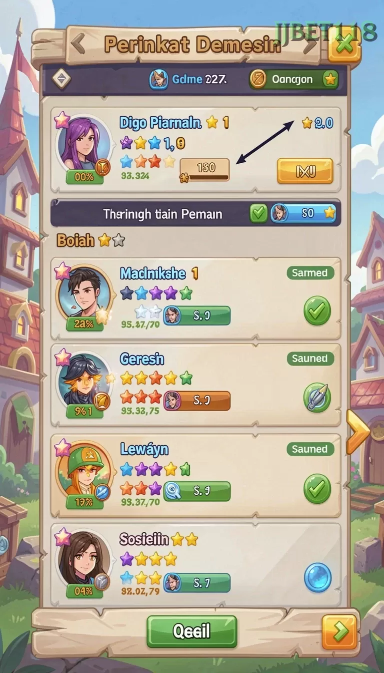 Cuplikan layar QQ222 — aktivitas